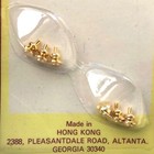 Dollhouse Miniature 1 12 Houseworks 1116 Gold Plated Brass Round Door Knobs 6 Pk