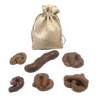 6pcs Realistic Soft Fake Dog Poop Pranks Gag Joke Party Gift Poo Rubber Toxic Pa