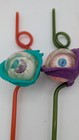 Vintage Taco Bell Crazy Straw Eyes Eyeballs Monster Halloween Lot Of 5