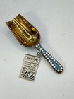Vintage Soviet Russian 916 Silver Enamel Scoop Cloisonn   Gilt 3 5    Ussr W Tag