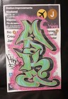 Graffiti Subway Sign - New York 6 Train - 11 X 17 Inches - Original 