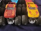 Lot Of 6 Monster Jam 1 24 Trucks  bkt Tire  Toro Loco Grave Digdragon Hotwheel