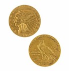  2 5 Quarter Eagle Indian Head Xf Raw Gold Pre 1933  random Year 