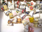 79 Vintage Sewing Thimbles Collection   Estate Find   Years Of Collecting   L  k