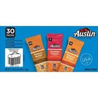 Austin Variety Pack Sandwich Crackers  Single Serve Snack Crackers  30 Count