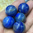 Wholesale Lot 5pcs Natural Lapis Lazuli  Quartz Sphere Crystal Ball Healing 20mm