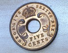 1952 British East Africa 5 Cents