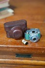 Myracle Sugaya Model Ii Subminiature Camera W  Hope F 4 5 Lens Case Film Vintage