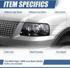 Headlights Assembly For 2003 2004 2005 2006 Ford Expedition