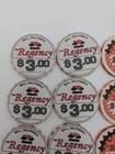 Lot Of 20 - The Regency Casino Chips - Bell California - Vintage Poker Chips