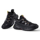 Fitville Mens Wide Width Slip-on Hiking Walking Shoes Non Slip Outdoor Sneakers