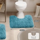  Contour Rug  20x24  Non Slip Bath Mat  Soft 20 x24  Contour Rug Teal