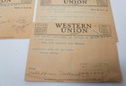 Vintage Western Union Telegram April 1945 From England Total Of Five
