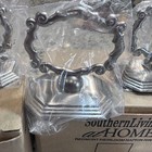 New Southern Living At Home Redmont Heirloom Napkin Rings Set Of 8-color Silver