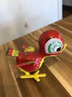 Vintage Mikuni Made In Japan Tin Litho Wind-up Mechanical Bird Duck Chick
