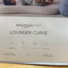 Snuggle Me   Baby Lounger Curve  0-6 Months  - Premium Organic Cotton With Foam