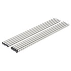 Hubert   Wire Shelving Soft Silver Post Pack - 63 h