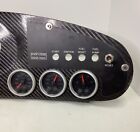 Nascar Asa Arca Racing Used Dashboard   Autometer Data Gauges   Carbon Fiber