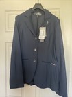 New Horseware Ladies Aa Motion Lite Show Jacket Large Navy With Tags Mesh