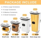 26 18 7 Pack Airtight Food Storage Containers With Lids  Include 60 Labels