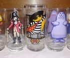 Vtg 1977 Mcdonalds Glasses Action Series Mcdonaldland Characters Set Of 6 Euc