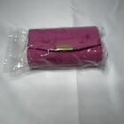 Vintage Mary Kay Lipstick Pouch Double Case Holder W  Mirror Pink Snap   New