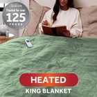 Sunbeam Royal Ultra Fleece Heated Electric Blanket King Size  90  X 100  New