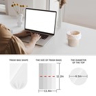 Small Trash Bags 0 5 Gallon Clear Liners 220 Count