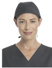 Scrubstar 2-pack Unisex Adult Surgical Scrub Hats Adjustable W  Snaps  gray 