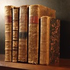 19th Century French Antique Leather Books Theology Theatre Literature Lot Of 5