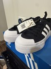 Adidas Nizza Platform W Women s Low Top Platform Sneakers Black white Fv5321