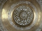 Islamic  Middle Eastern Antique Bronze  Silver    Copper Tray