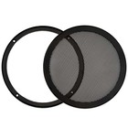 2 Goldwood Sound Sg-m8 Steel Mesh Snap On Woofer Grills For 8  Speakers