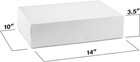 Mt Products White Donut Boxes - 14  X 10  X 3 5  White Bakery Box - Pack Of 125