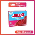 Jell-o Raspberry Flavored Gelatin Dessert Mix  Zero Sugar Low Calorie Snack For