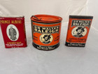 Lot Of 3 Vintage Tobacco Tins     1 Prince Albert Crimp Cut   2 Sir Walter Raleigh