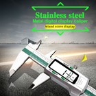 150mm Lcd Digital Electronic Vernier Caliper Gauge Stainless Steel Micrometer Us
