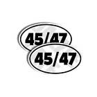 45 47 Oval Stickers Window Decal Trump Vs Harris Bumper Sticker Car Truck 2 Pack