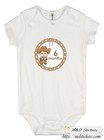 Monthly Baby Stickers  Cowboys   Cowgirls Bodysuit Romper Baby Infants Monthly