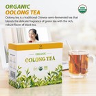 Soeos Organic Oolong Tea  100 Tea Bags  Usda Certify  Low Caffeine  6 3 Oz 180 G
