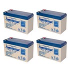 Power-sonic 4 Pack - 12v 9ah Battery Apc Back-ups Xs1500 Rbc109 Ps-1290