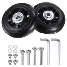 70x24mm Luggage Replacement Wheels Kits Repair Parts With Easy Installation