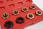 8pc Unef Axle Spindle Fractional   Metric Rethreading Tool Kit Repair Cleaning