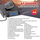 Anytone At-6666pro 28 000 - 29 699mhz 40 Channels Ctcss Dcs 10 Meter Radio   Usb