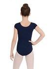 Capezio Girls  Toddler Classic Short Sleeve Leotard  Navy