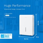 Homelabs 50 Pint Wi-fi Dehumidifier For Up To 7 000 Sq Ft Rooms  max 120 