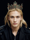 Royal King Crown For Men  Prince Headpiece For Wedding  Birthday Party Prom Gift