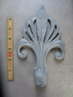 Vintage Cast 7    Aluminum Fence Topper Finial Fits 5 8  X 5 8  Post