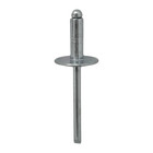Large Flange All Steel Pop Rivets 3 16  X 3 8  Dome Head Blind Every Quantity 