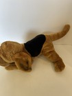Animal Alley Hound Dog Plush Floppy Brown Hunting Puppy Brown Black Stuffed Toy 
